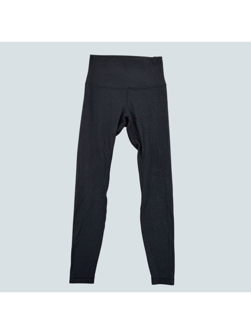 Lululemon Align High Rise 26 Inseam Leggings Womens 6 Black Tonal Animal Print
